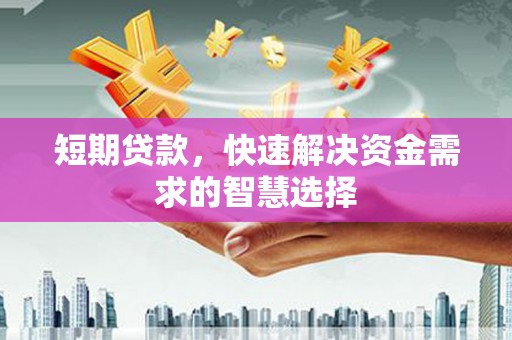 镇安短期贷款，快速解决资金需求的智慧选择