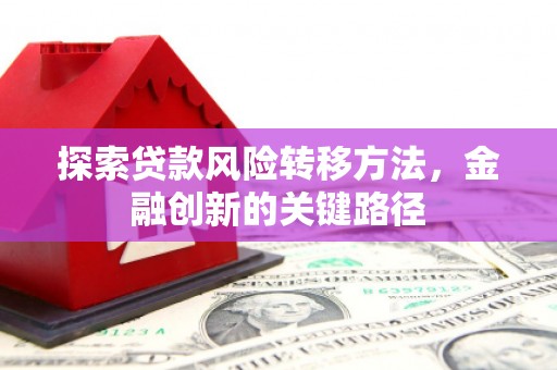 镇安探索贷款风险转移方法，金融创新的关键路径
