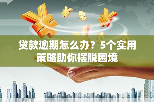 镇安贷款逾期怎么办？5个实用策略助你摆脱困境