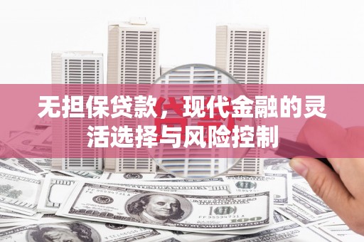 镇安无担保贷款，现代金融的灵活选择与风险控制
