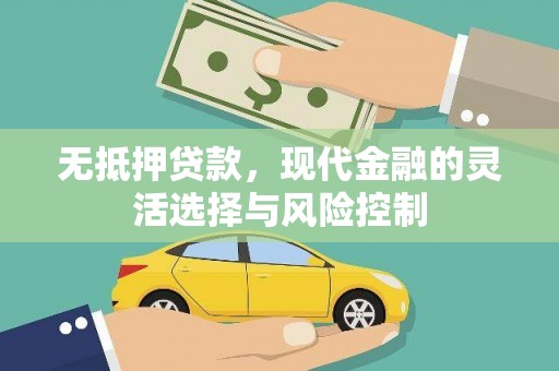 镇安无抵押贷款，现代金融的灵活选择与风险控制