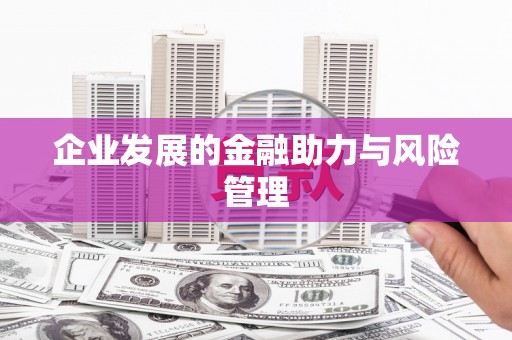 镇安企业发展的金融助力与风险管理