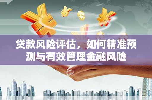 镇安贷款风险评估，如何精准预测与有效管理金融风险