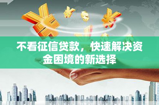 镇安不看征信贷款，快速解决资金困境的新选择