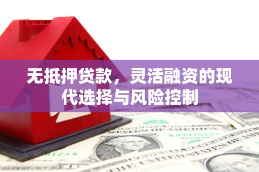 镇安无抵押贷款，灵活融资的现代选择与风险控制