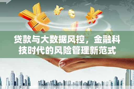 镇安贷款与大数据风控，金融科技时代的风险管理新范式