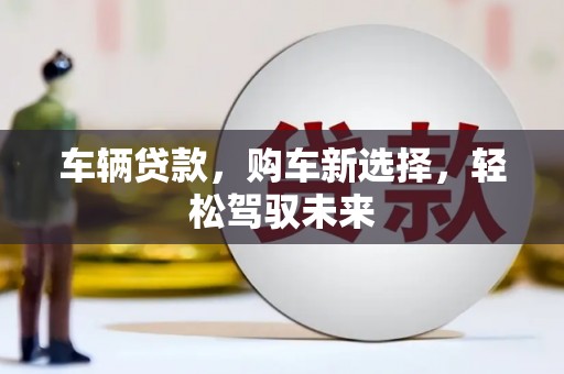 镇安车辆贷款，购车新选择，轻松驾驭未来