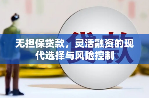 镇安无担保贷款，灵活融资的现代选择与风险控制