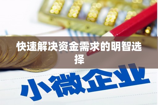 镇安快速解决资金需求的明智选择