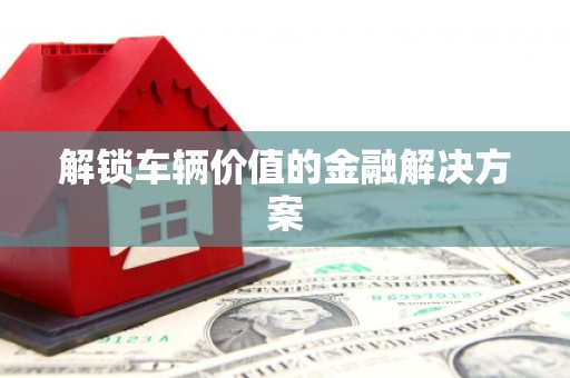 镇安解锁车辆价值的金融解决方案