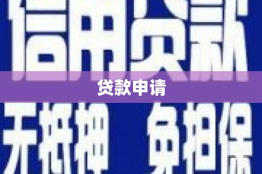 镇安贷款申请