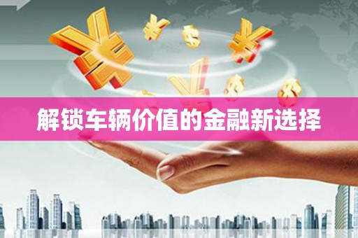镇安解锁车辆价值的金融新选择
