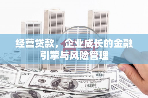 镇安经营贷款，企业成长的金融引擎与风险管理
