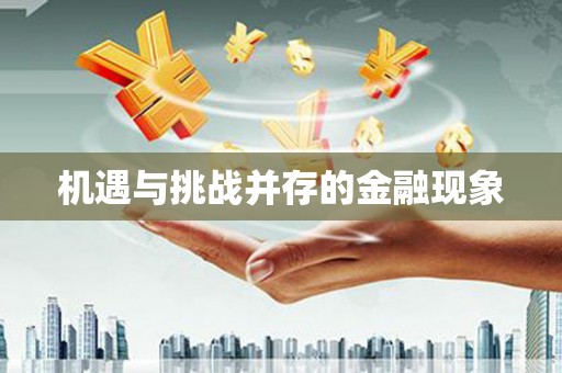 镇安机遇与挑战并存的金融现象